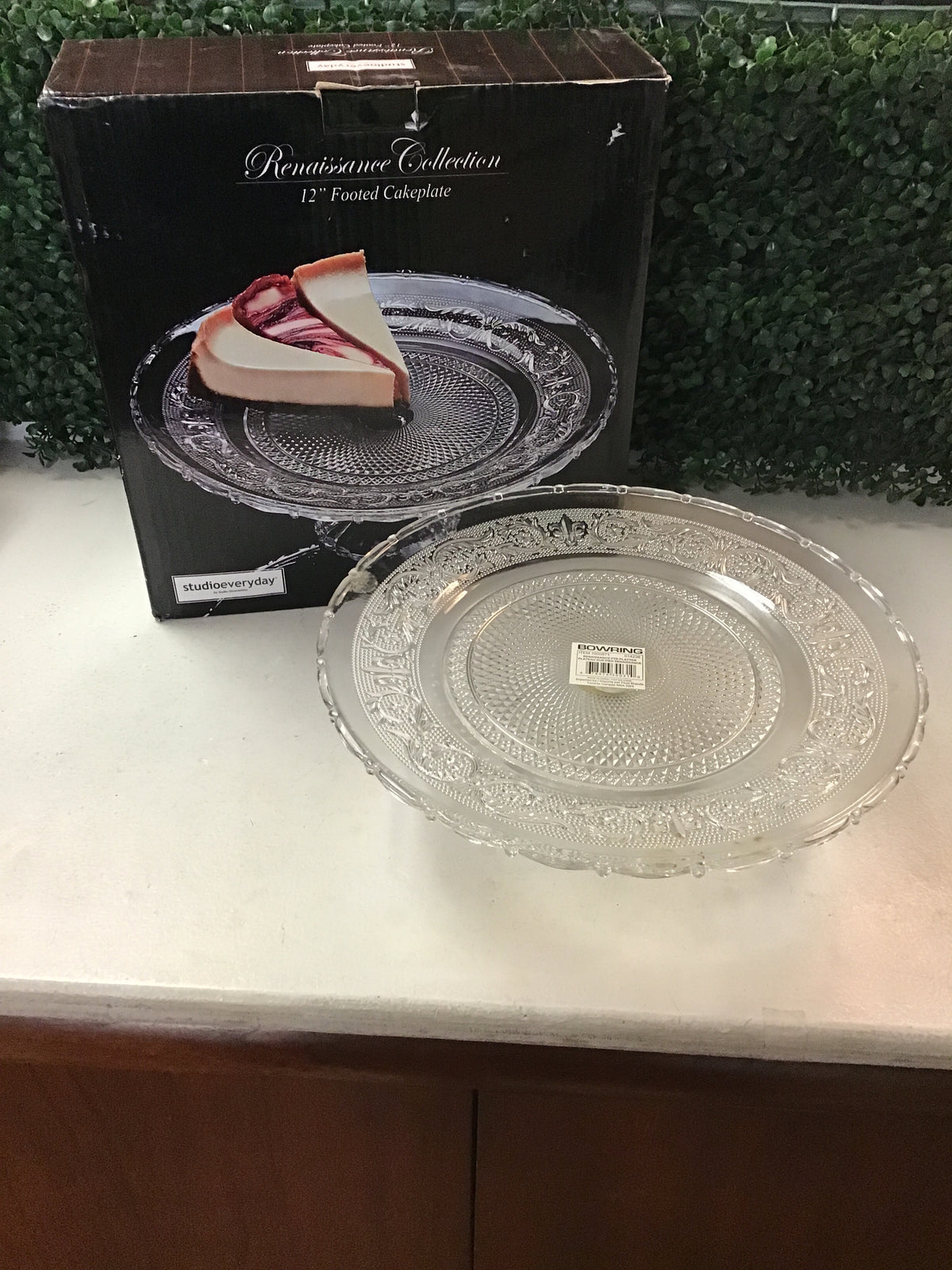 BOWRING Footed Cake Plate