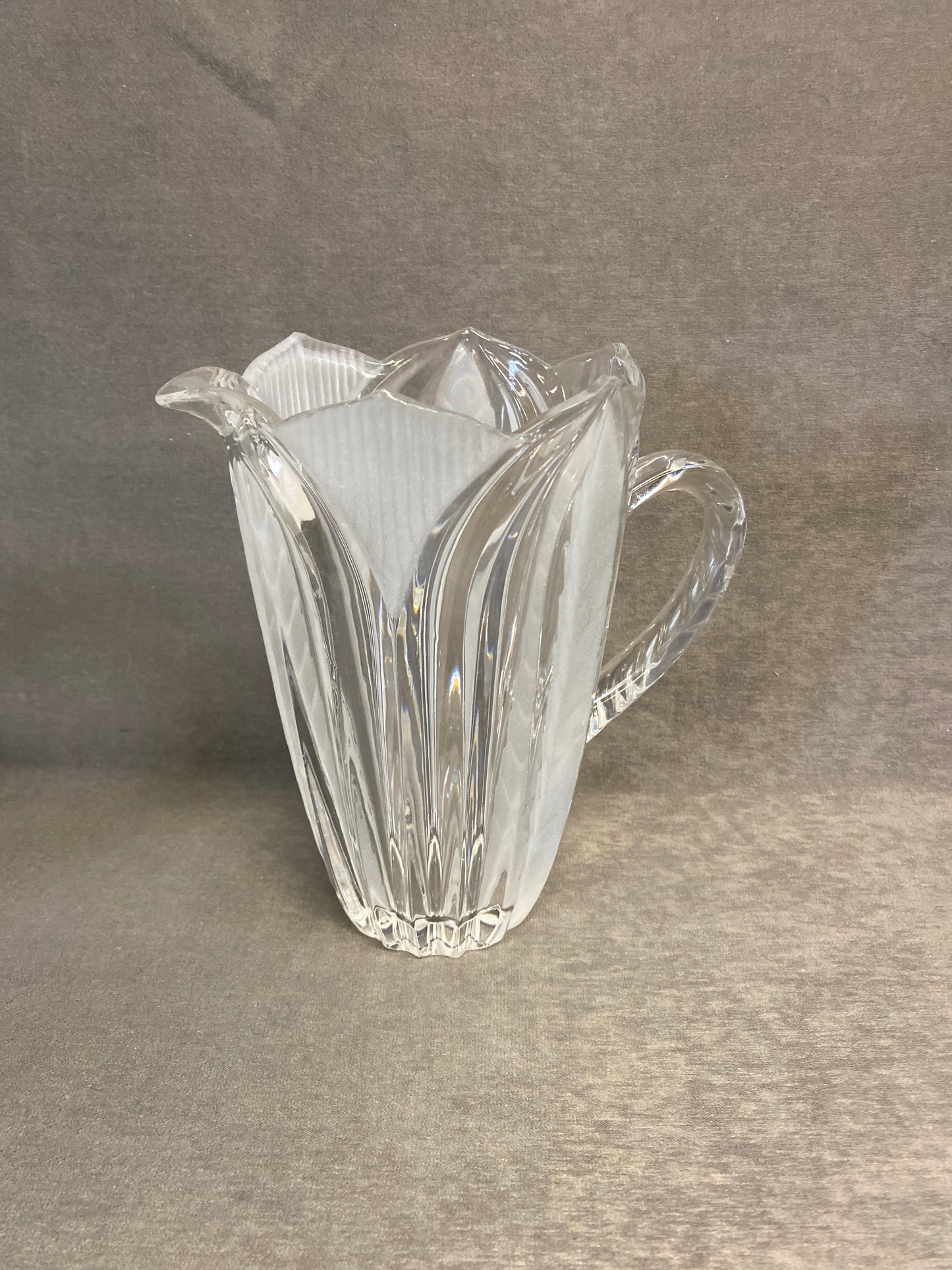 Glass Water Jug - Frosted