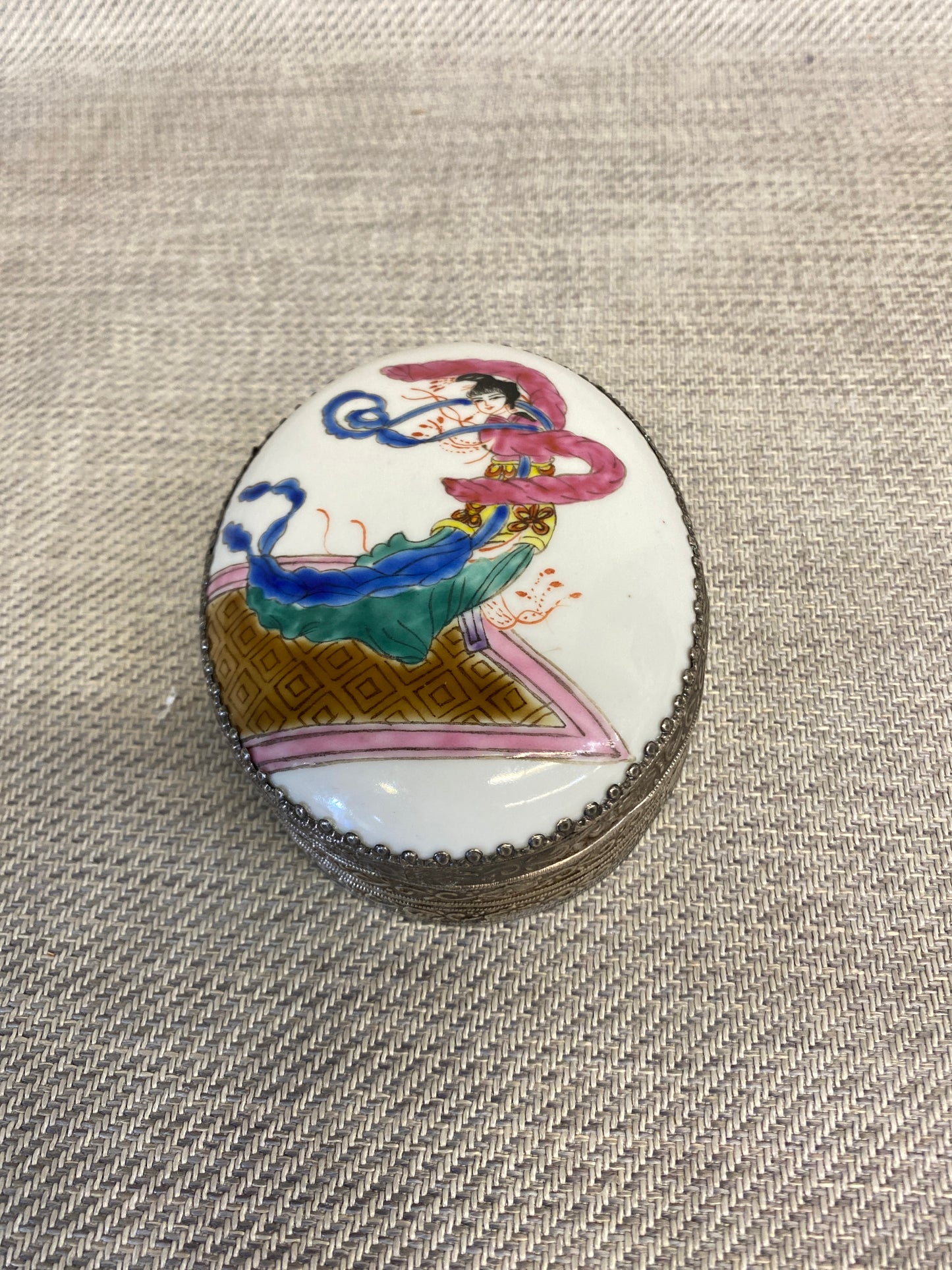 Trinket Box - Porcelain Shard Lid