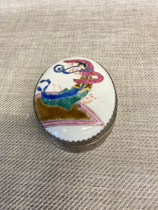 Trinket Box - Porcelain Shard Lid