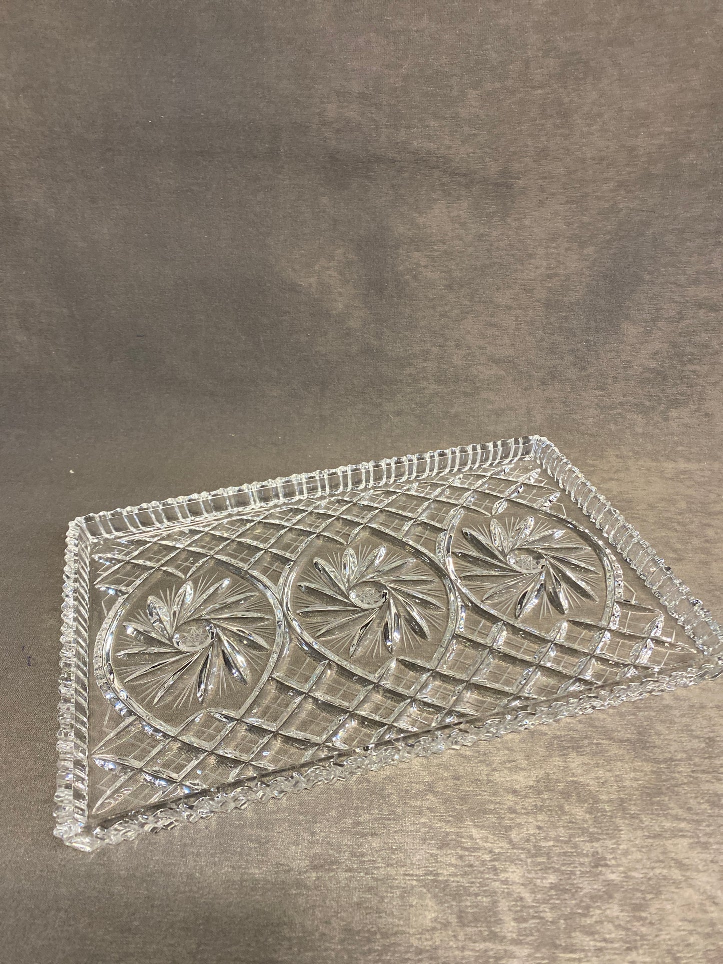 Pinwheel Crystal Tray