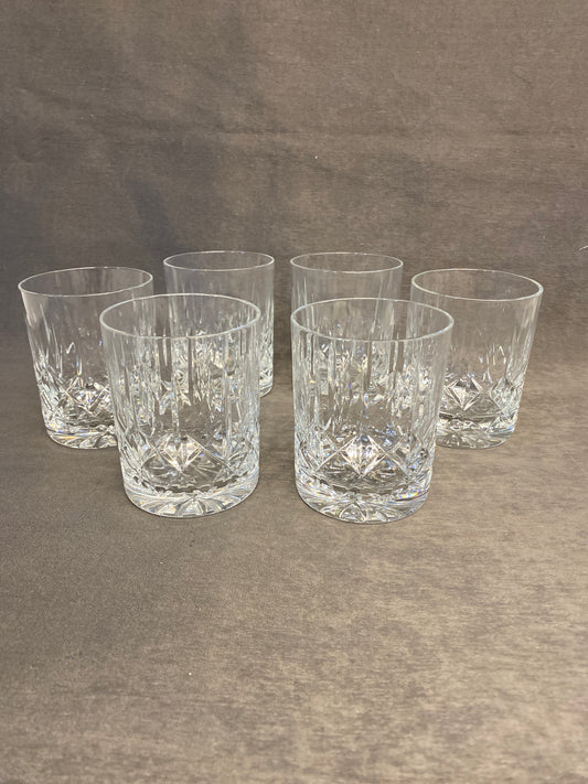 Set 6 Cross & Olive Rocks Glasses