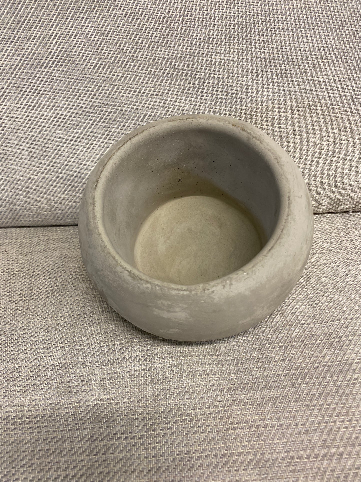 New! Slanted Stone-Like Planter Pot