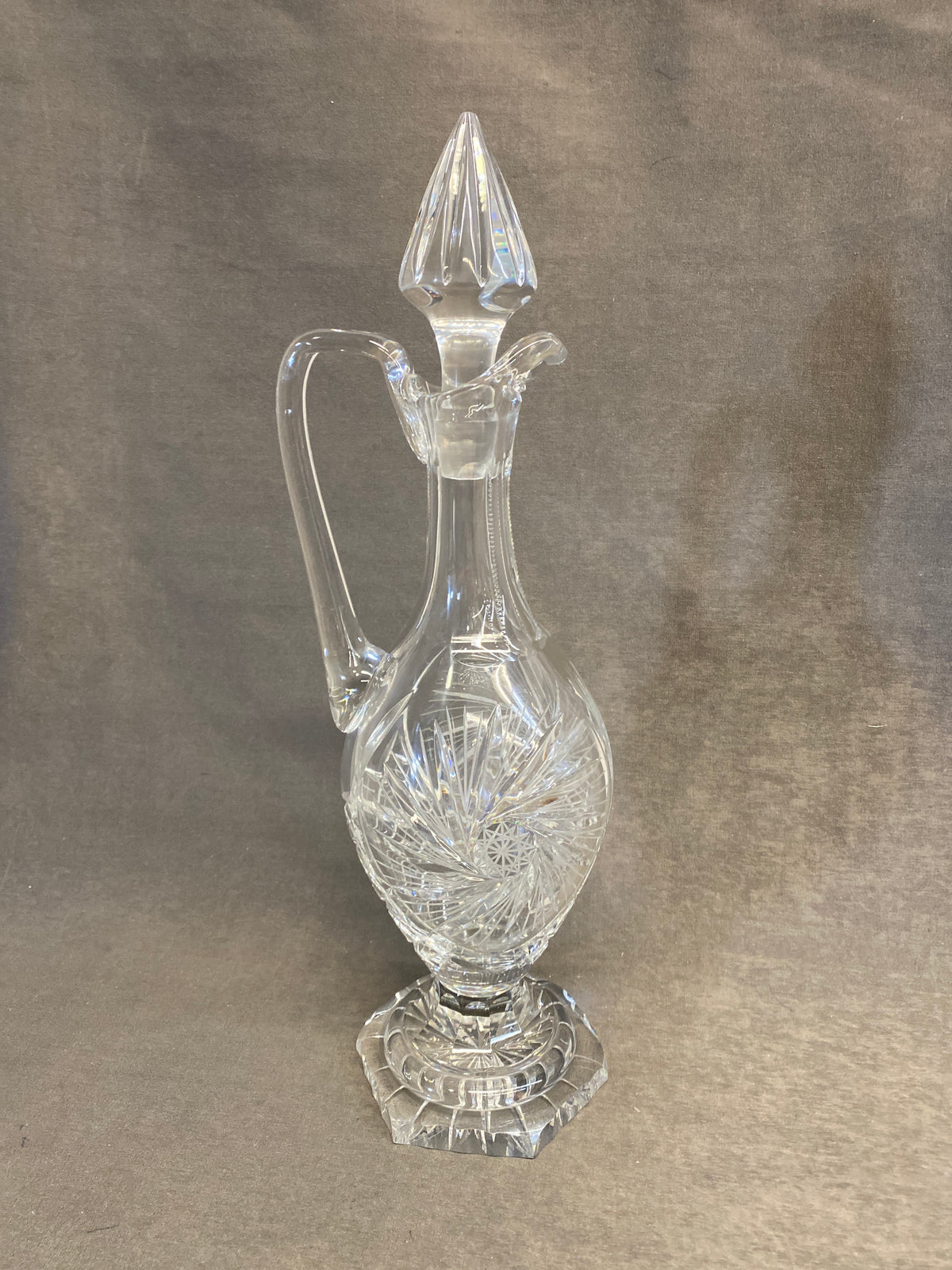 Pinwheel Crystal Decanter