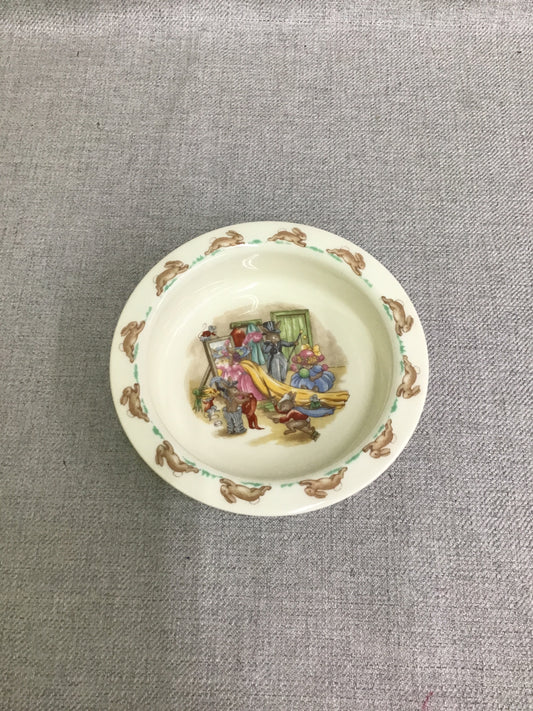 Round Baby Bowl- 'Dressing Up'
