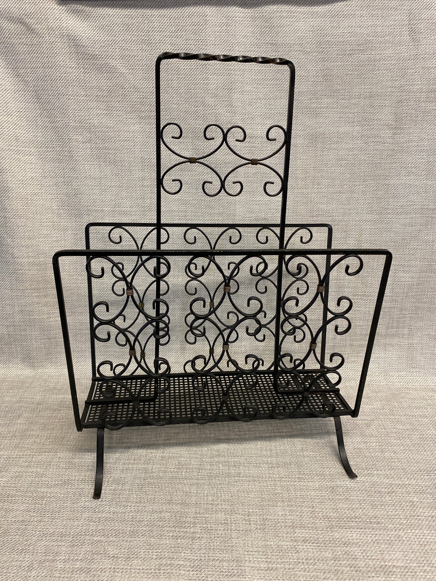 Wrougth Iron Magazine Rack