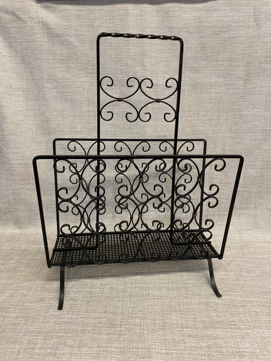 Wrougth Iron Magazine Rack