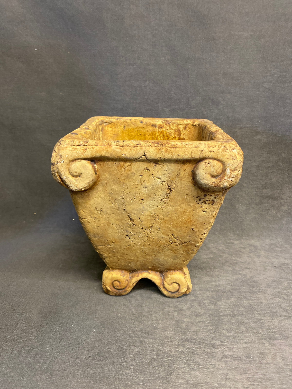 Rustic Plaster Planter