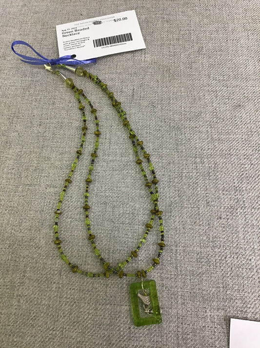 Green Beaded Necklace