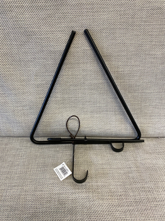 New! 3PC Wrought Iron Triangle - Dinner Gong