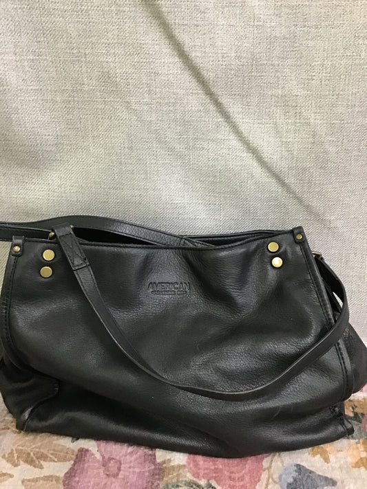 Black Leather American Leather Co Handbag