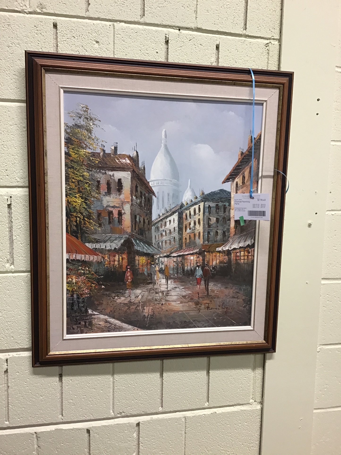 Framed Painting - Paris