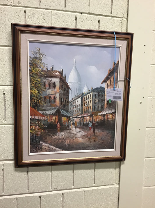 Framed Painting - Paris