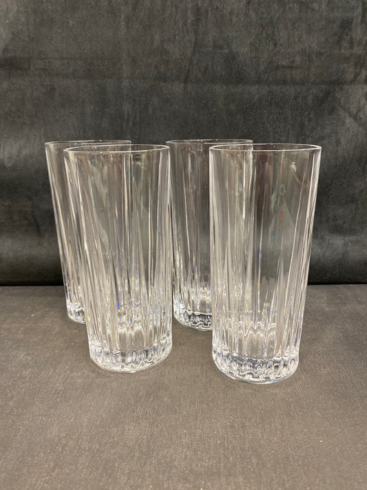 Set of 4 Crystal Highballs