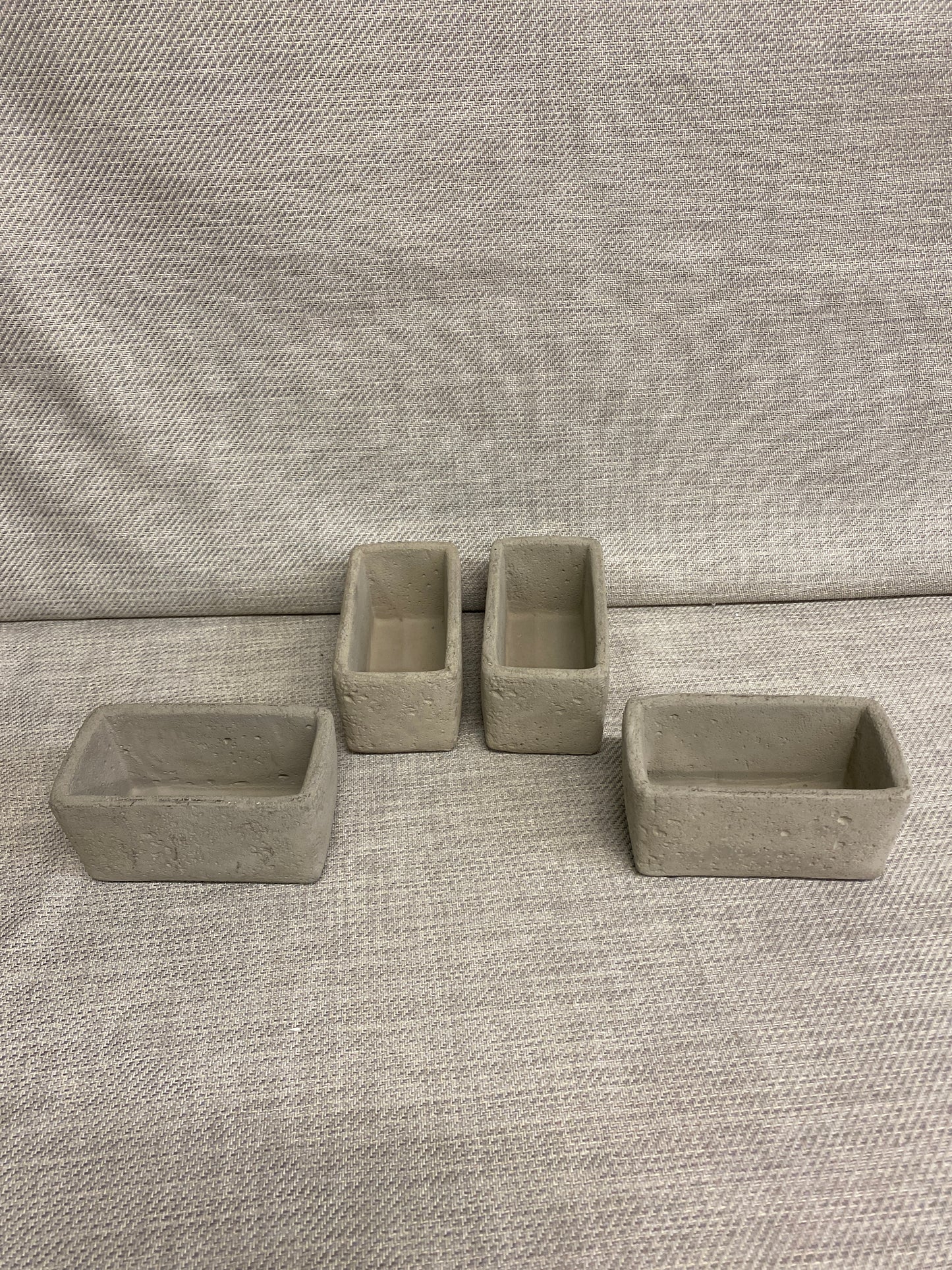 NEW! Set 4 Cement Planters