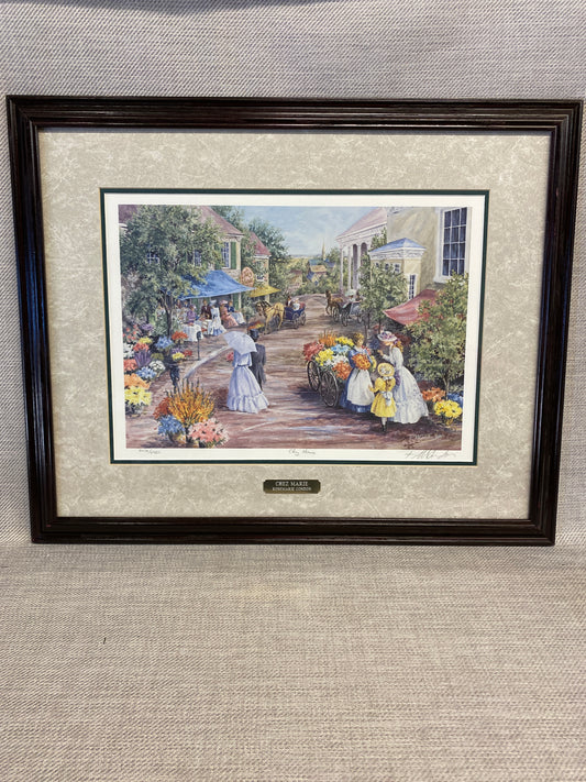Framed Print - Chez Marie