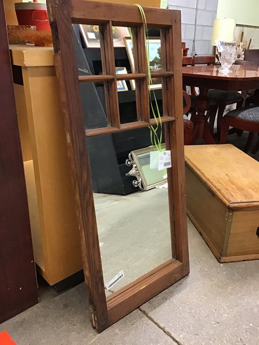 Vintage Pine Framed Mirror
