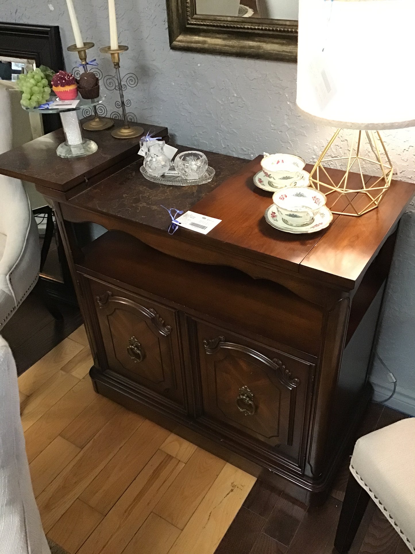 Solid Vintage Cherry Wood Server