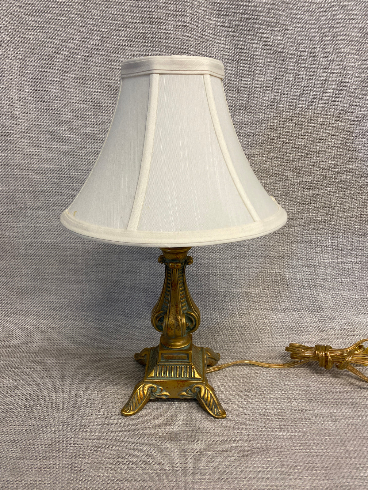Small Lamp - Green & Gold
