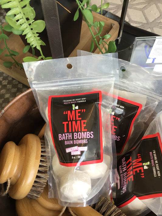 New! "Me" Time Bath Bombs