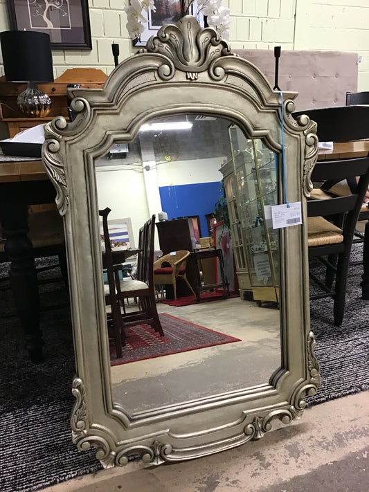 Ren-Wil Framed Mirror - Aged Silvertone