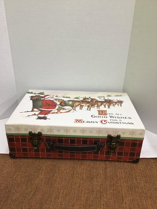 Punch Studio CHristmas Suitcase