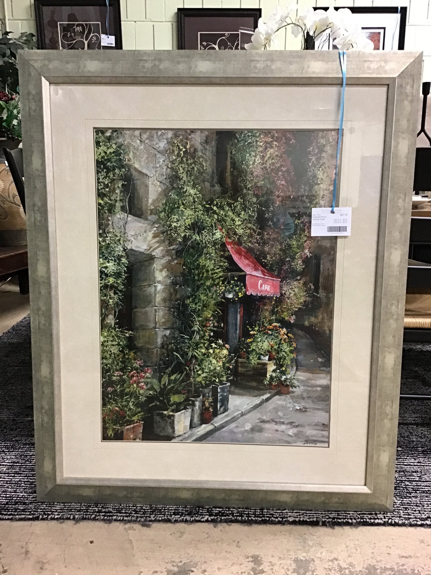 Framed Print - Corner Cafe