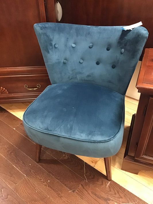 Kristy Navy Blue Accent Chair