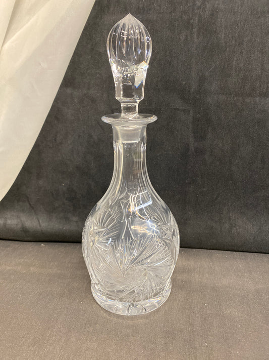 Pinwheel Crystal Decanter