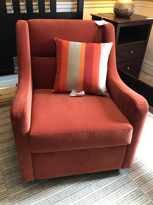 New! Occasional Swivel Chair - Orange