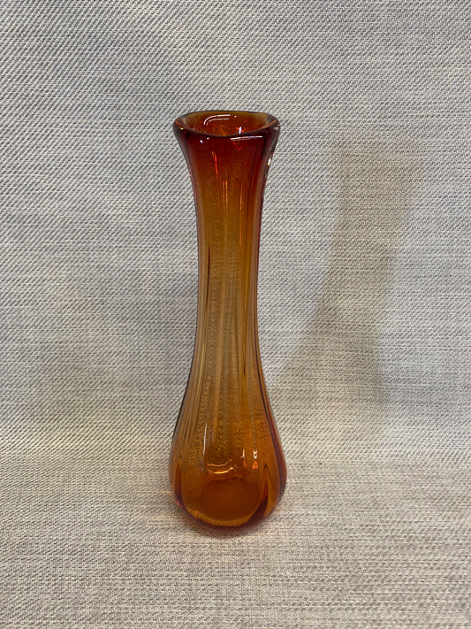 Glass Vase - Orange Ombre