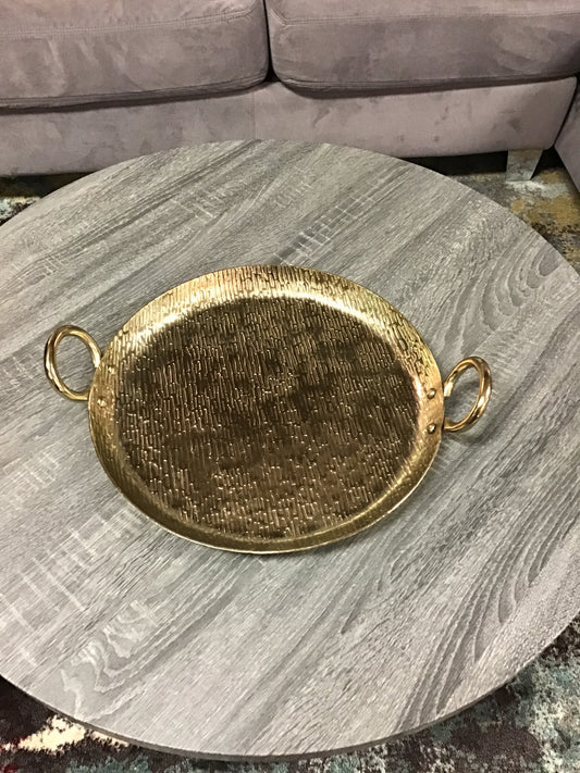 Gold Tray with Handles