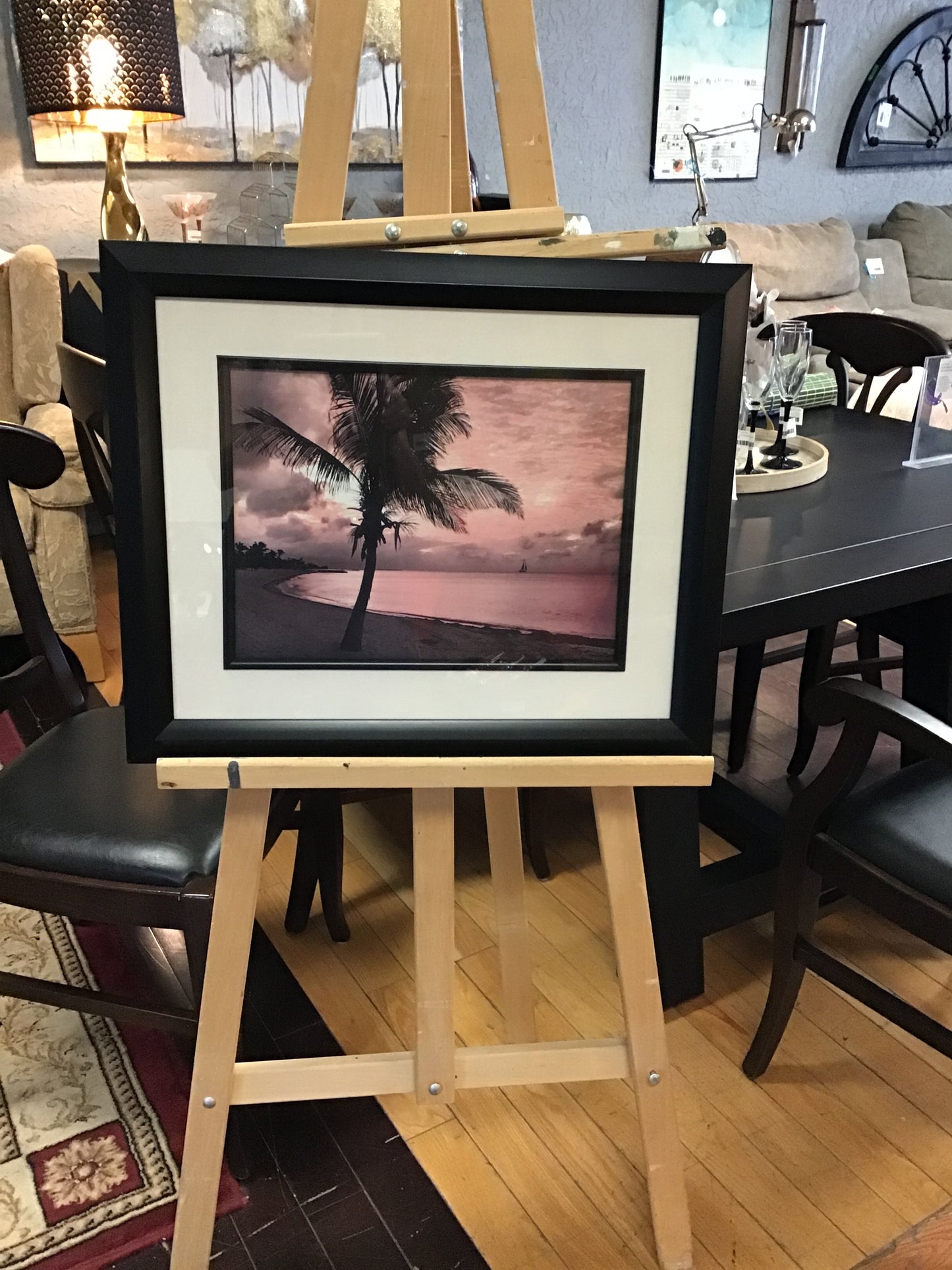 Framed Palm Tree Wall Art