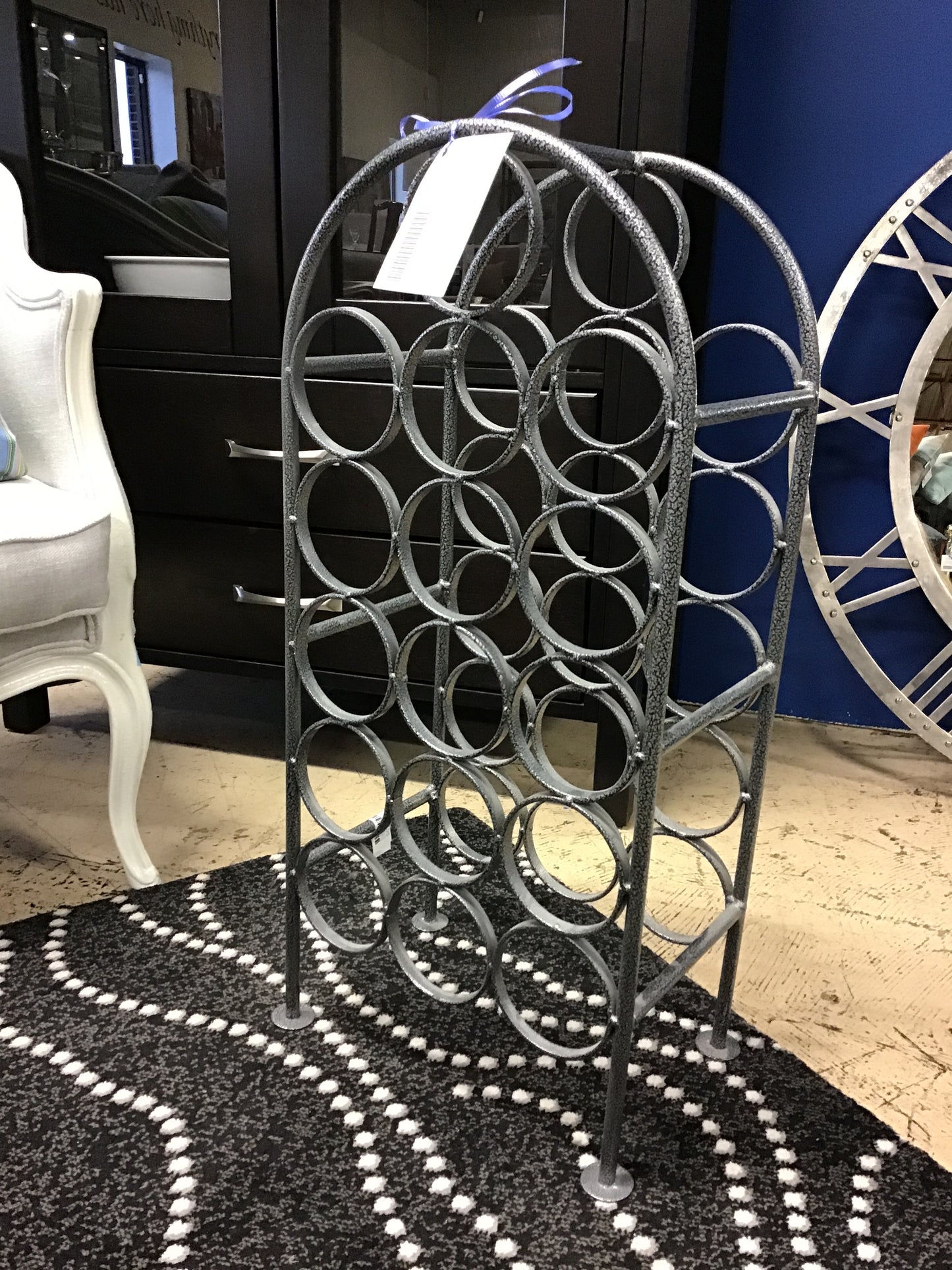 16 Bottle Metal Wine Rack