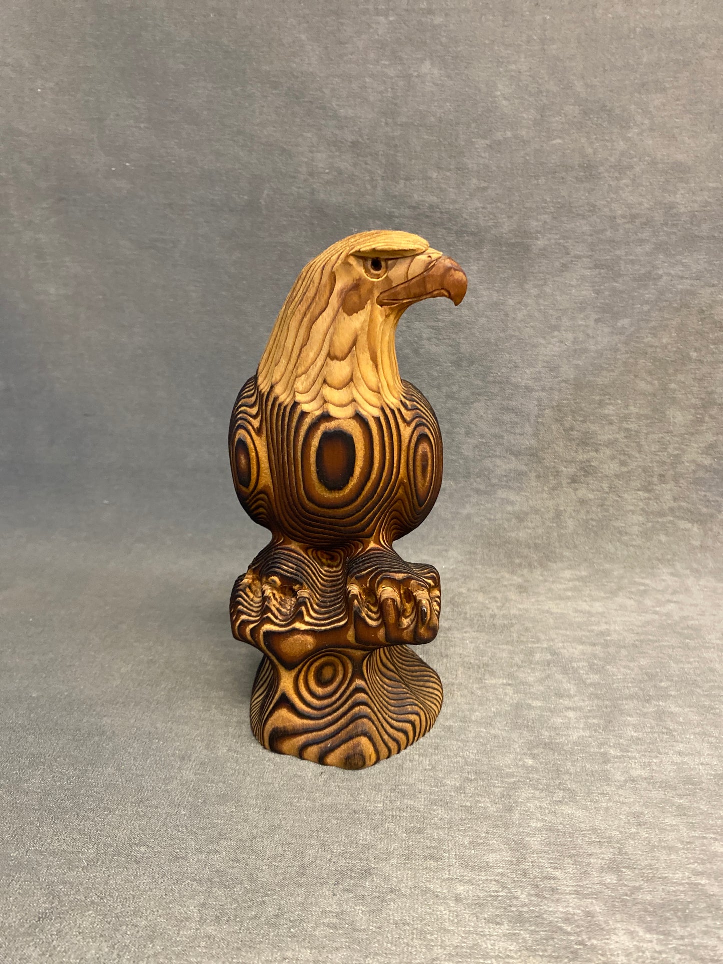 Vintage Wood Carving - Eagle