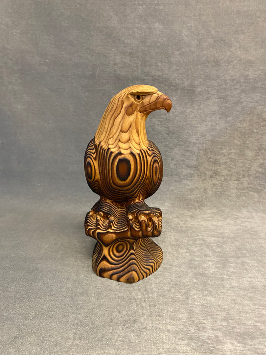 Vintage Wood Carving - Eagle