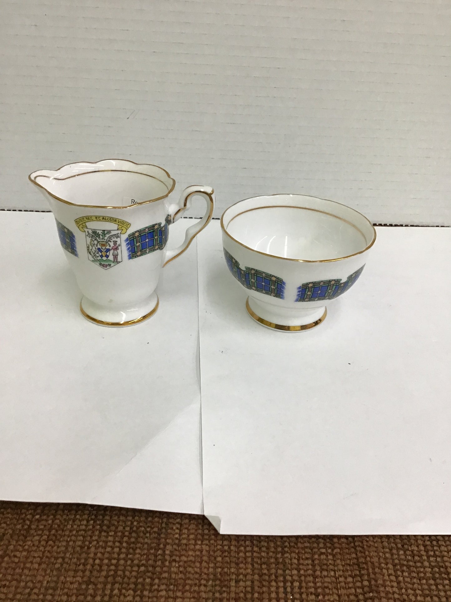 Royal Stafford 'Nova Scotia' Cream & Sugar