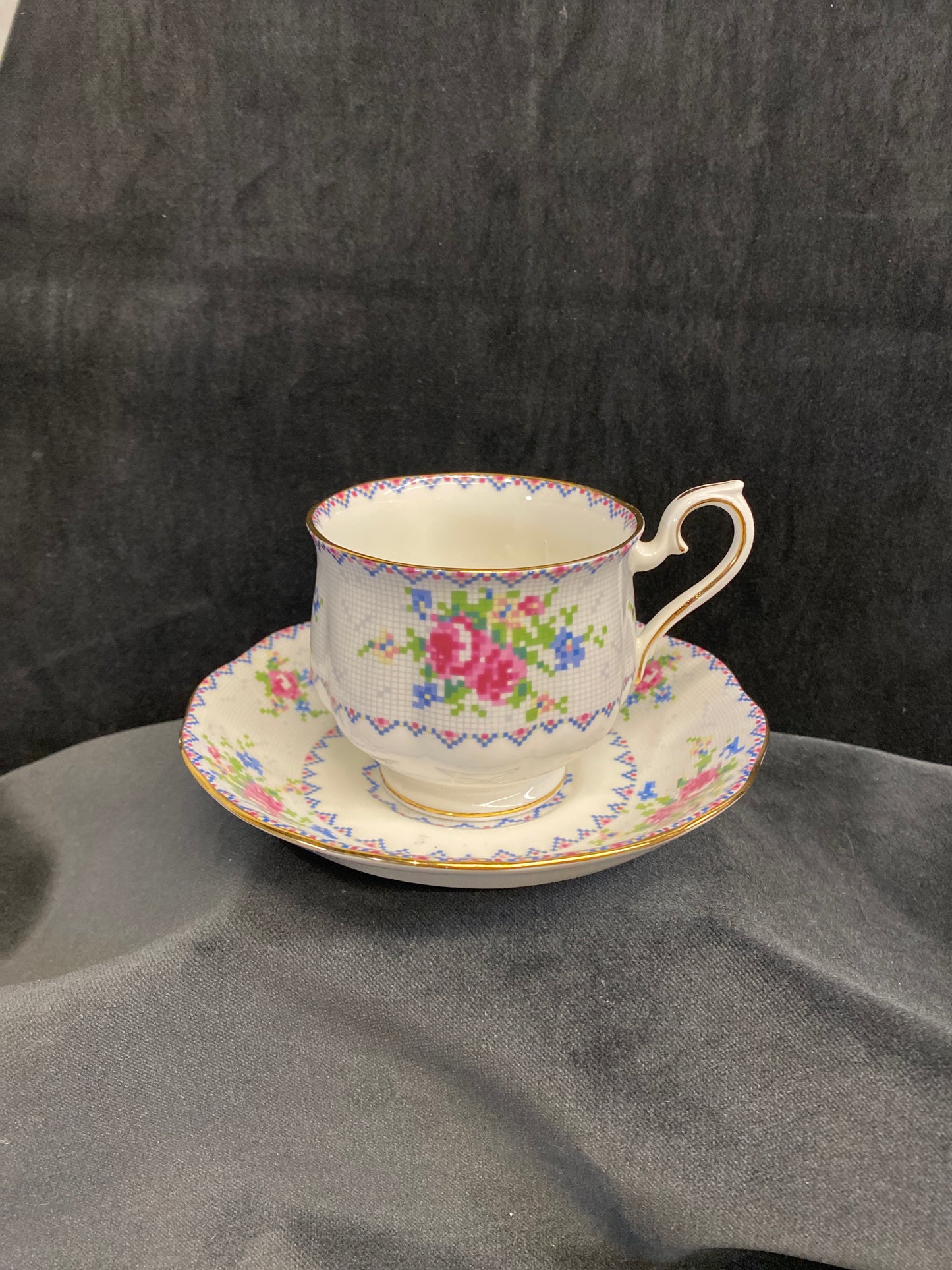 Royal Albert Teacup & Saucer - Petit Point