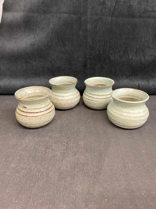 Set 4 Studio Pottery Cups