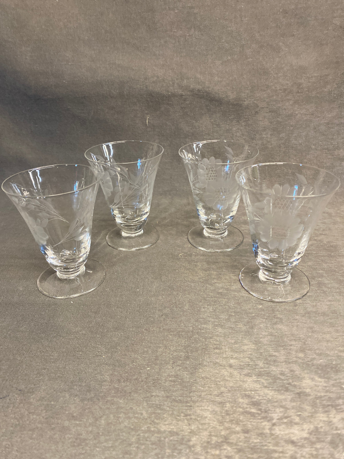 Set 4 Cornflower Juice Glasses