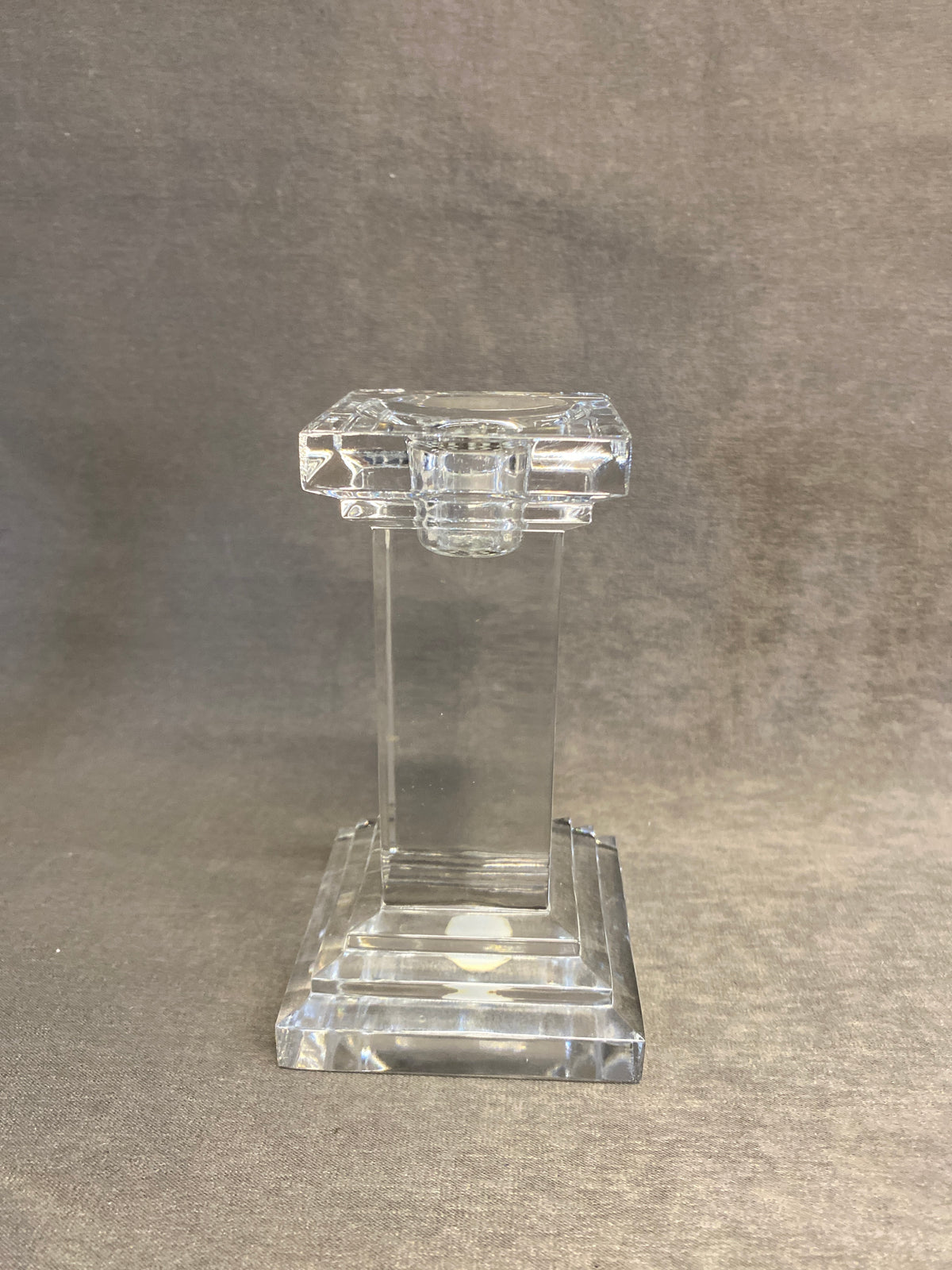 Czech Crystal Candleholder - Square