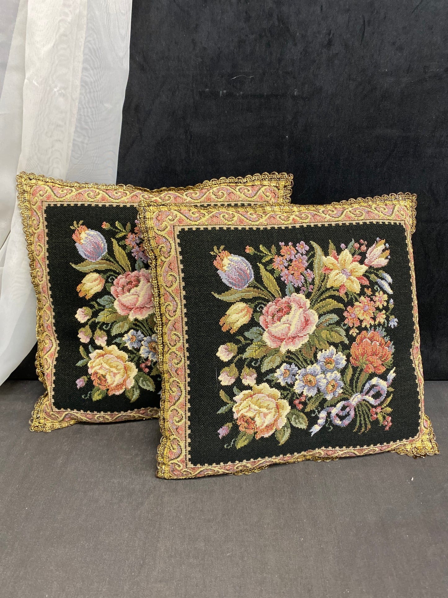 Pair Cushions - Tapestry