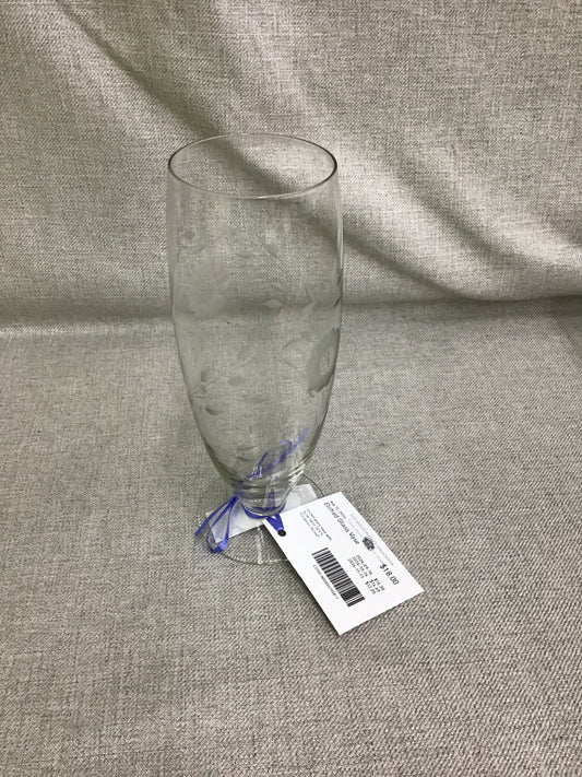 Etched Glass Vase