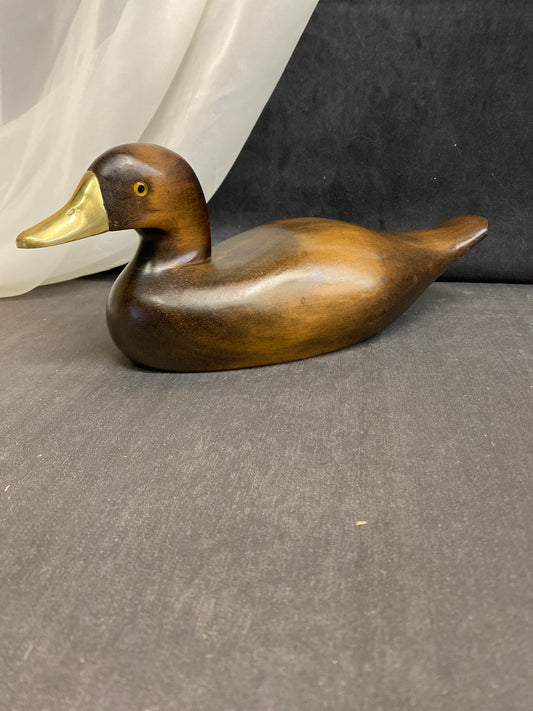 Wood Decoy - Brass Beak