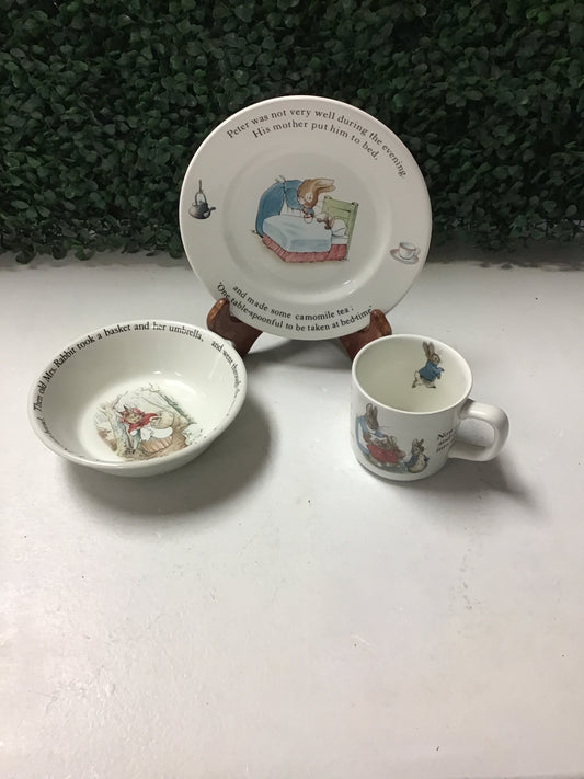 Wedgwood 'Peter Rabbit' 3pc Set