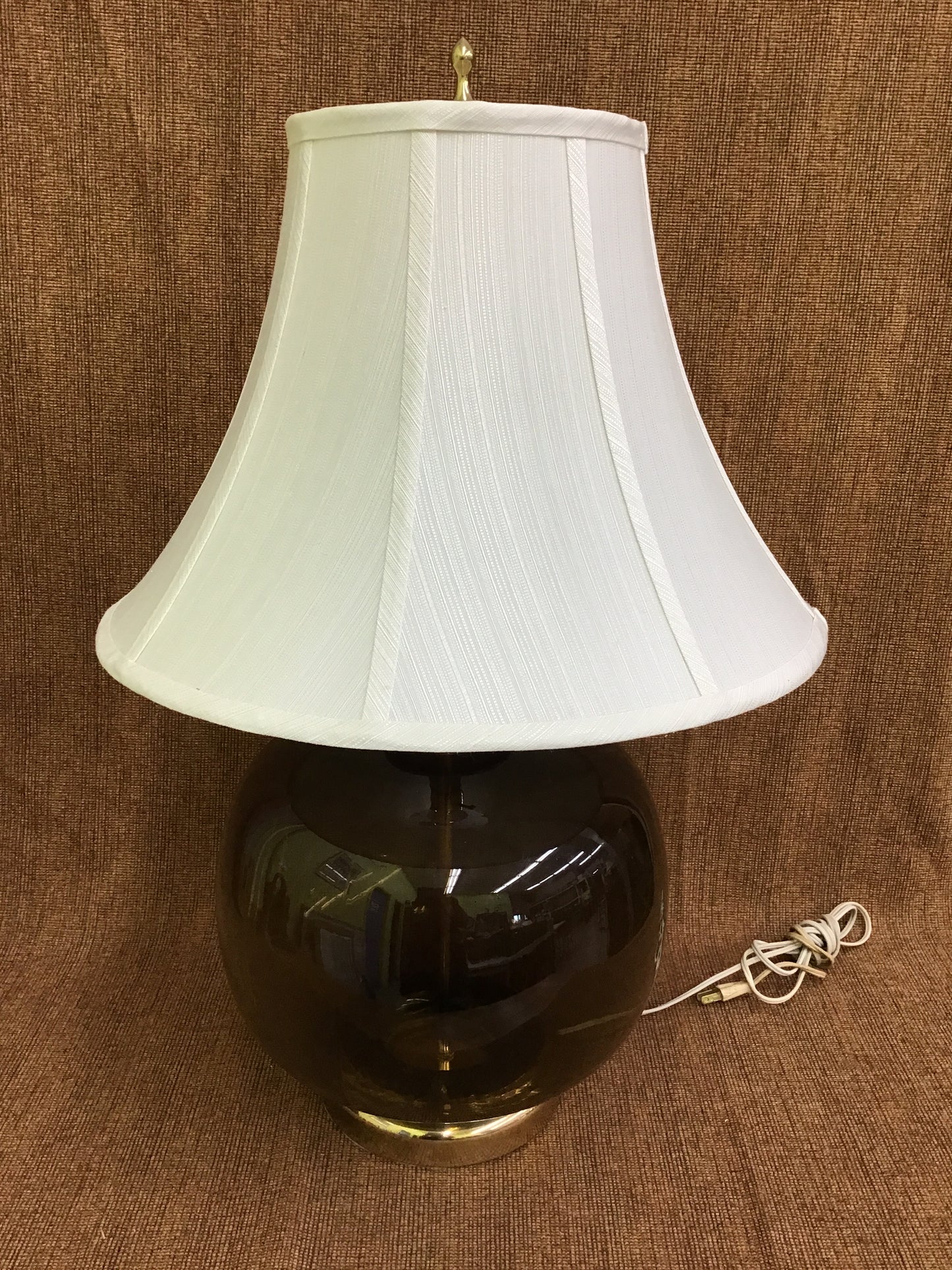 Glass Buffet Lamp- 27"h