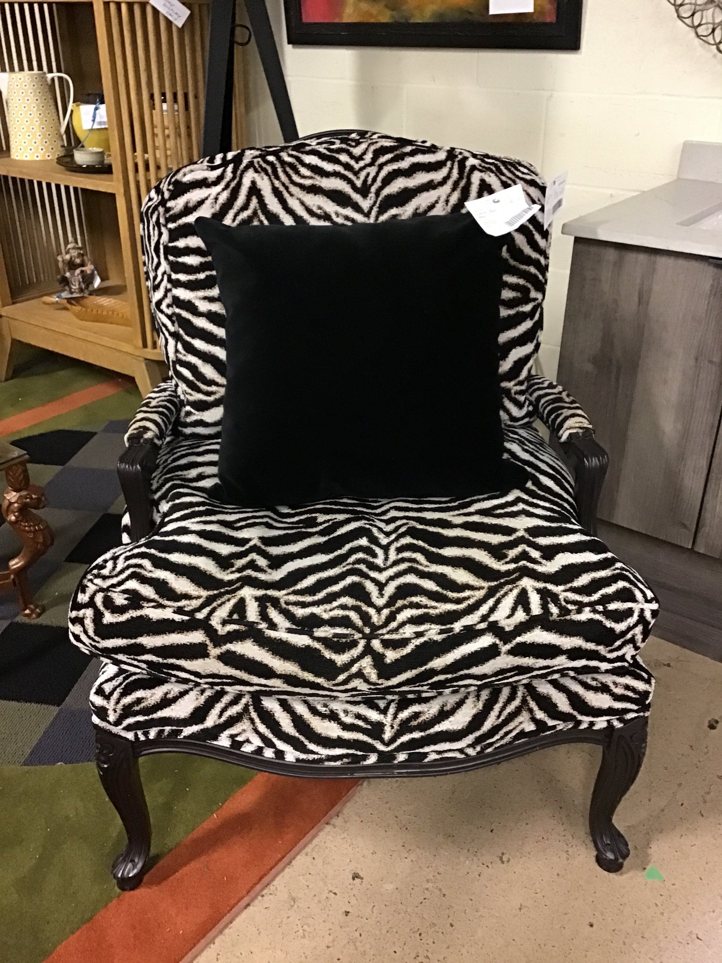 Bergere Chair - Zebra