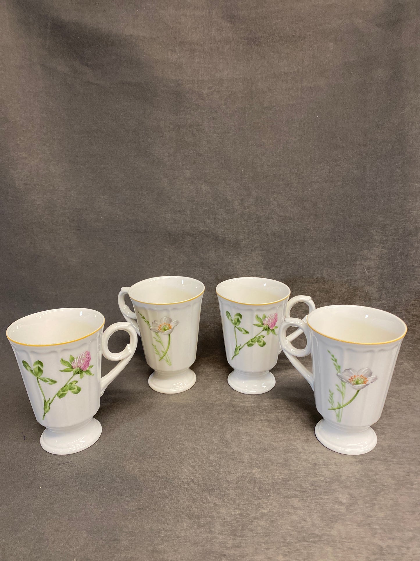Set 4 Villeroy Boch "My Garden" Mugs