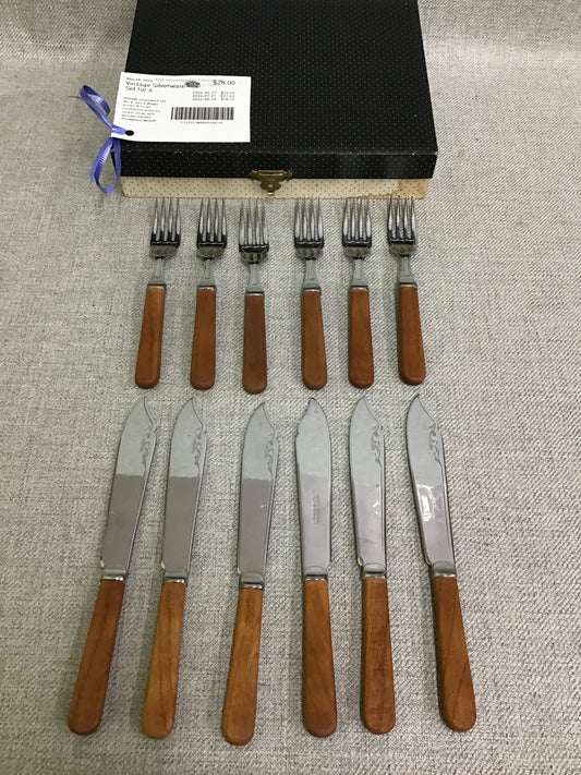 Vintage Silverware Set for 6
