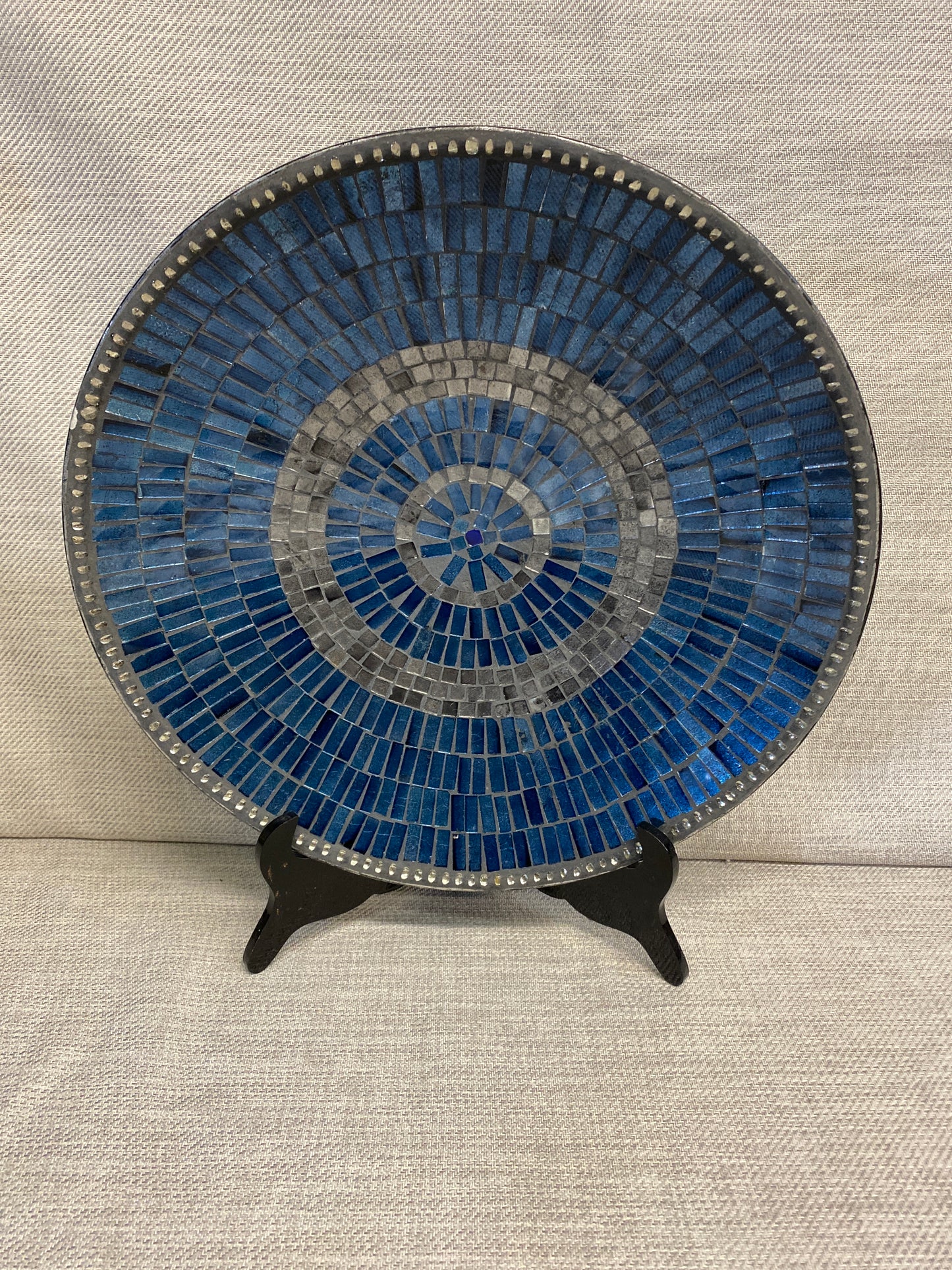 NEW! Mosaic Glass Bowl -Blue
